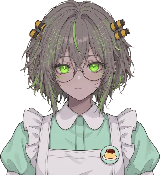 Core-chan in her apron.